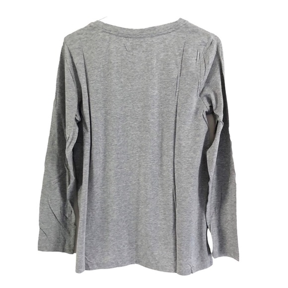 Juicy Couture Long Sleeve Bling Juicy Spellout Powder Gray NWT Medium T-Shirt - Picture 2 of 7